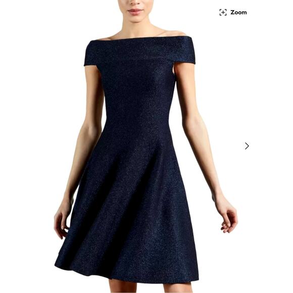 Ted Baker Dresses & Skirts - Ted Baker Shelbiy Sparkly Skater Dress Size 2/6 NWT